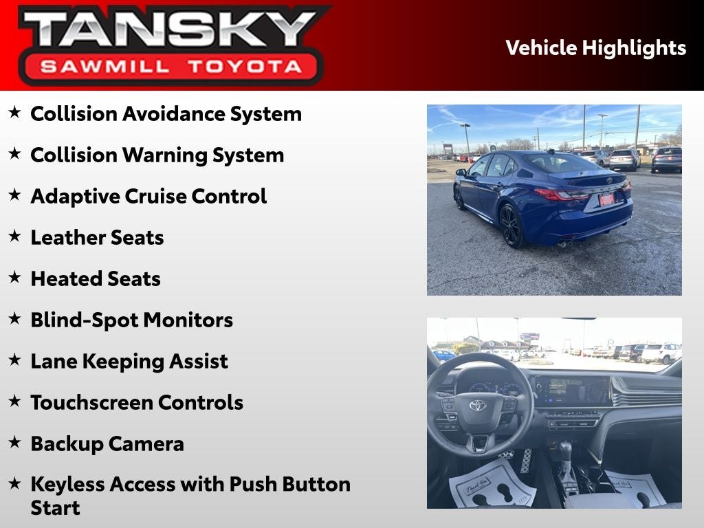 2025 Toyota Camry XSE