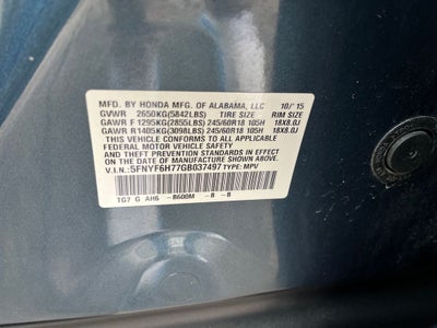 2016 Honda Pilot EX-L w/Navigation