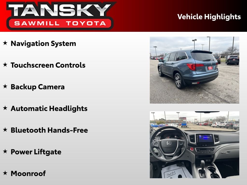 2016 Honda Pilot EX-L w/Navigation