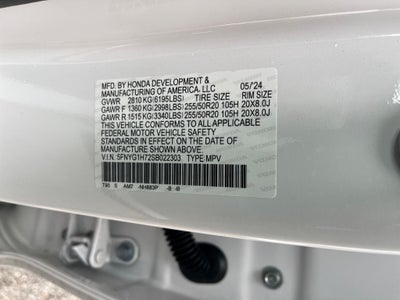 2025 Honda Pilot Touring