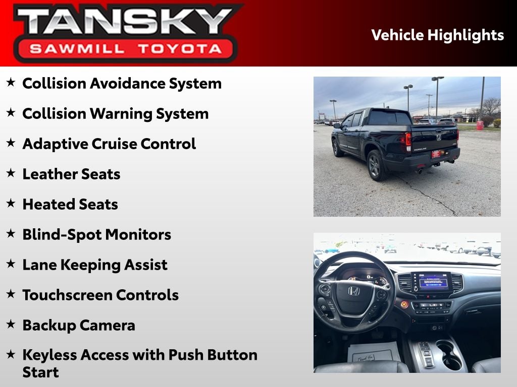 2021 Honda Ridgeline RTL