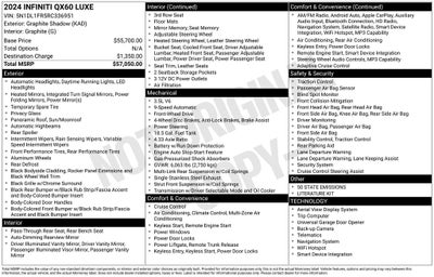 2024 INFINITI QX60 LUXE