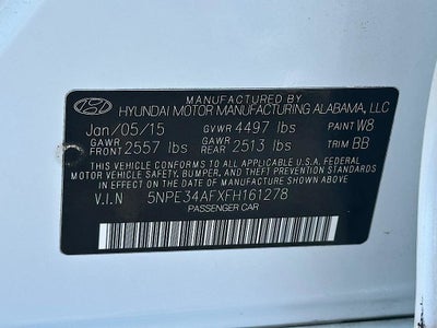 2015 Hyundai Sonata Limited
