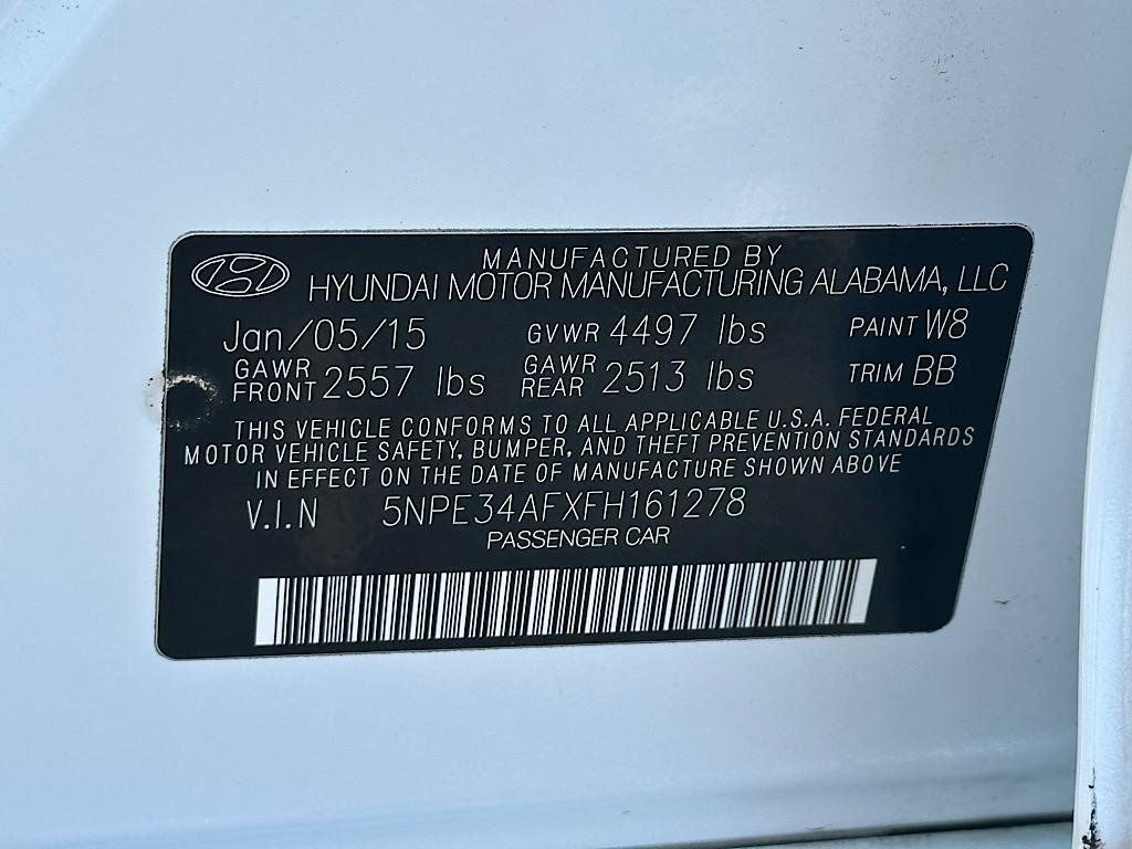 2015 Hyundai Sonata Limited