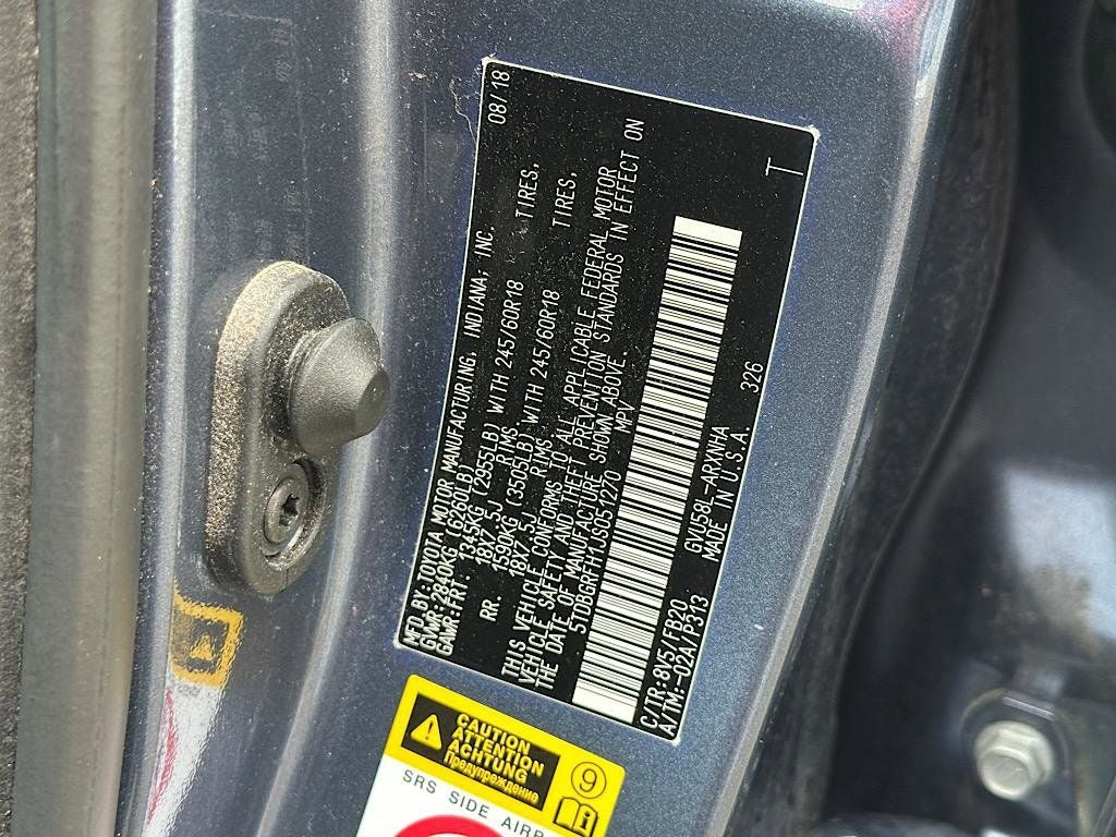 2018 Toyota Highlander Hybrid LE