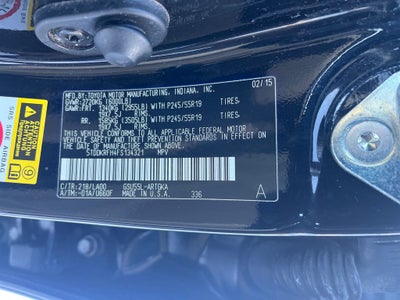 2015 Toyota Highlander Limited Platinum V6