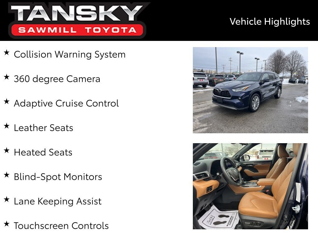 2025 Toyota Highlander Hybrid Platinum