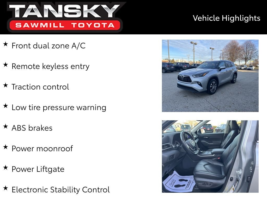 2024 Toyota Highlander XLE