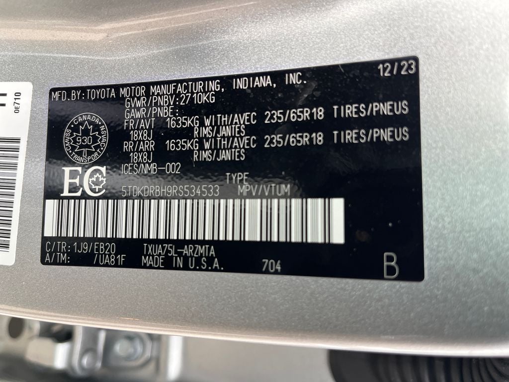 2024 Toyota Highlander XLE