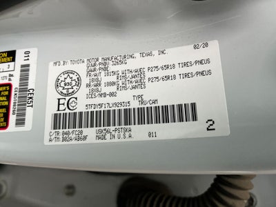 2020 Toyota Tundra SR5