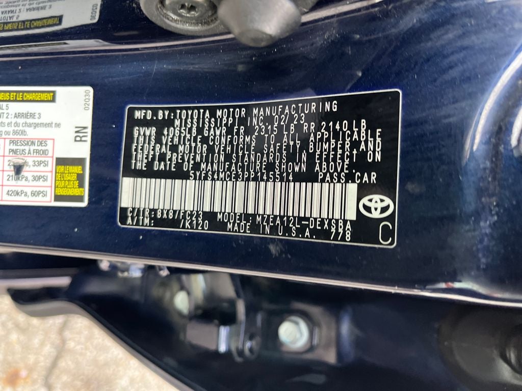 2023 Toyota Corolla SE