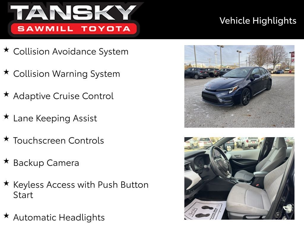 2023 Toyota Corolla SE