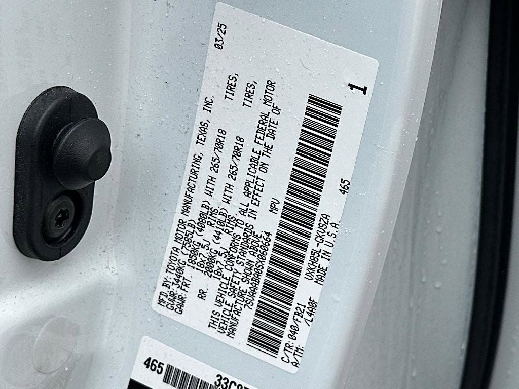 2025 Toyota Sequoia SR5