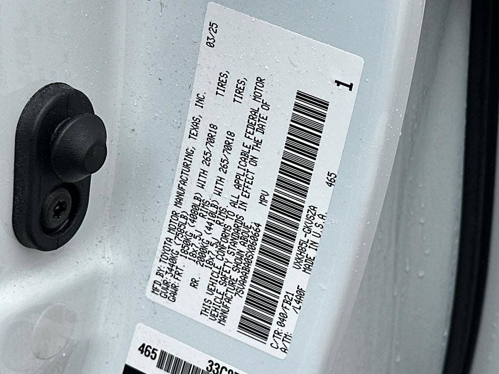 2025 Toyota Sequoia SR5