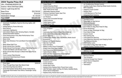 2024 Toyota Prius XLE
