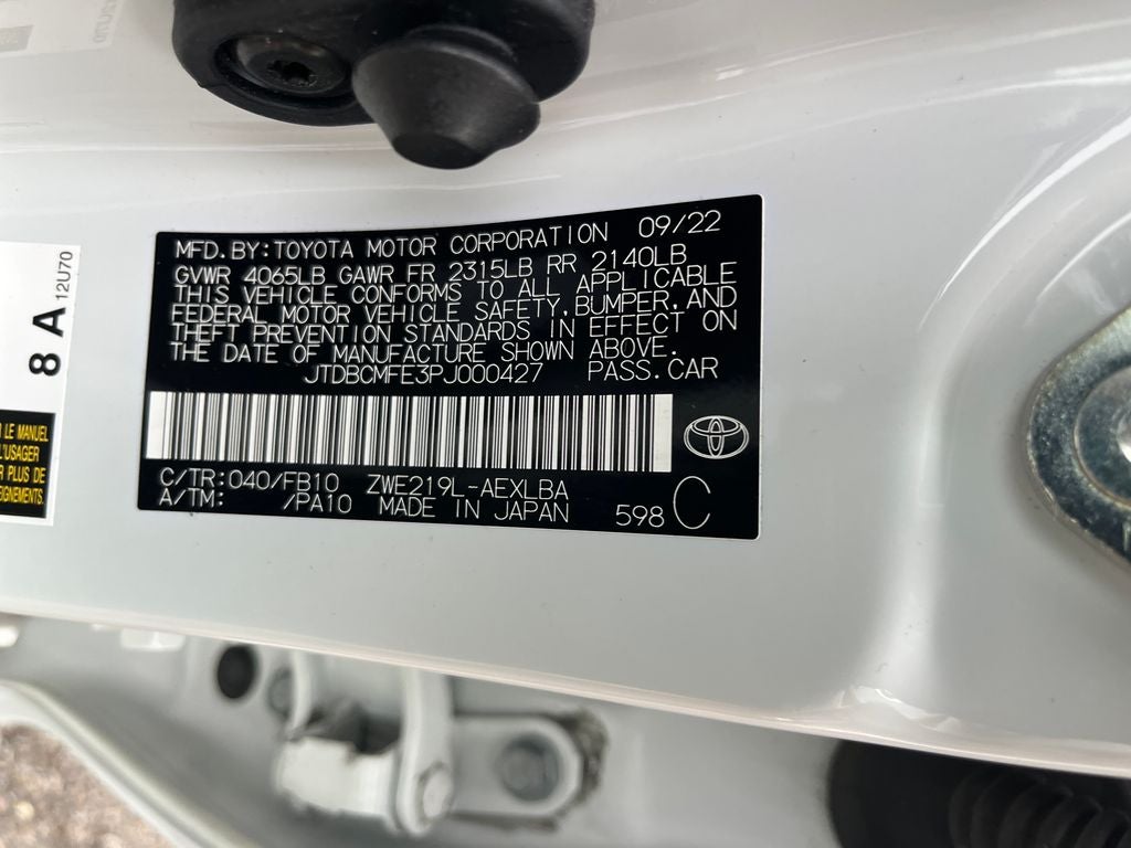 2023 Toyota Corolla Hybrid LE