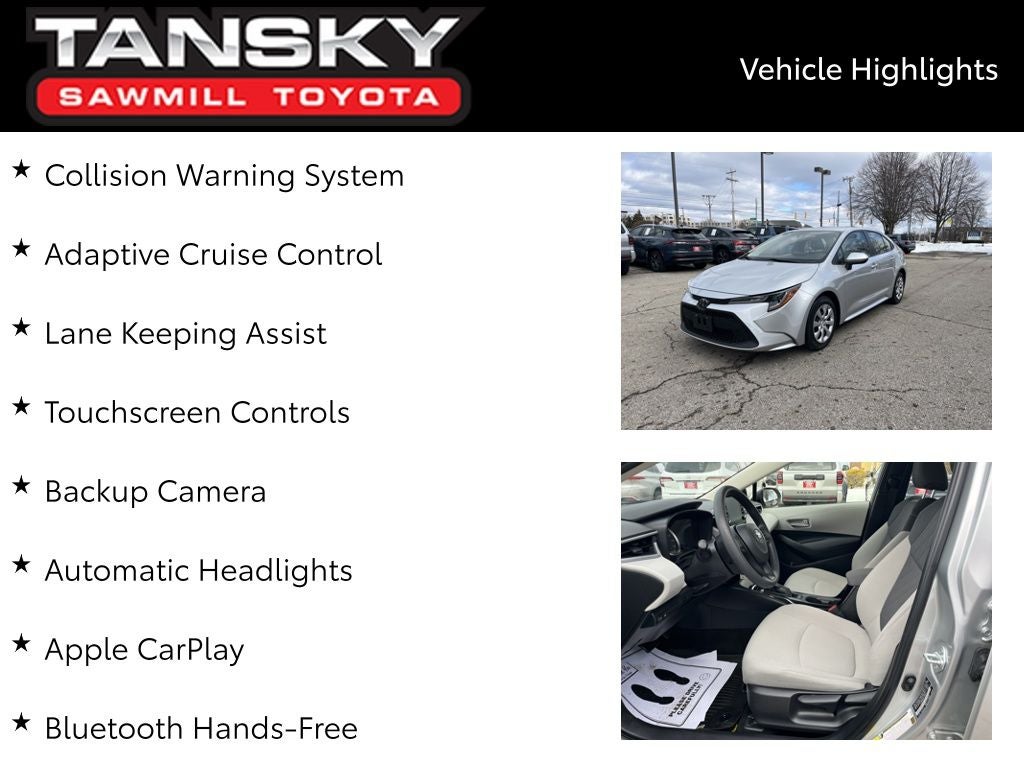 2020 Toyota Corolla LE