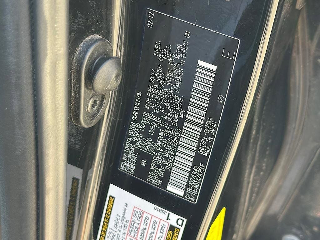 2012 Toyota 4Runner SR5