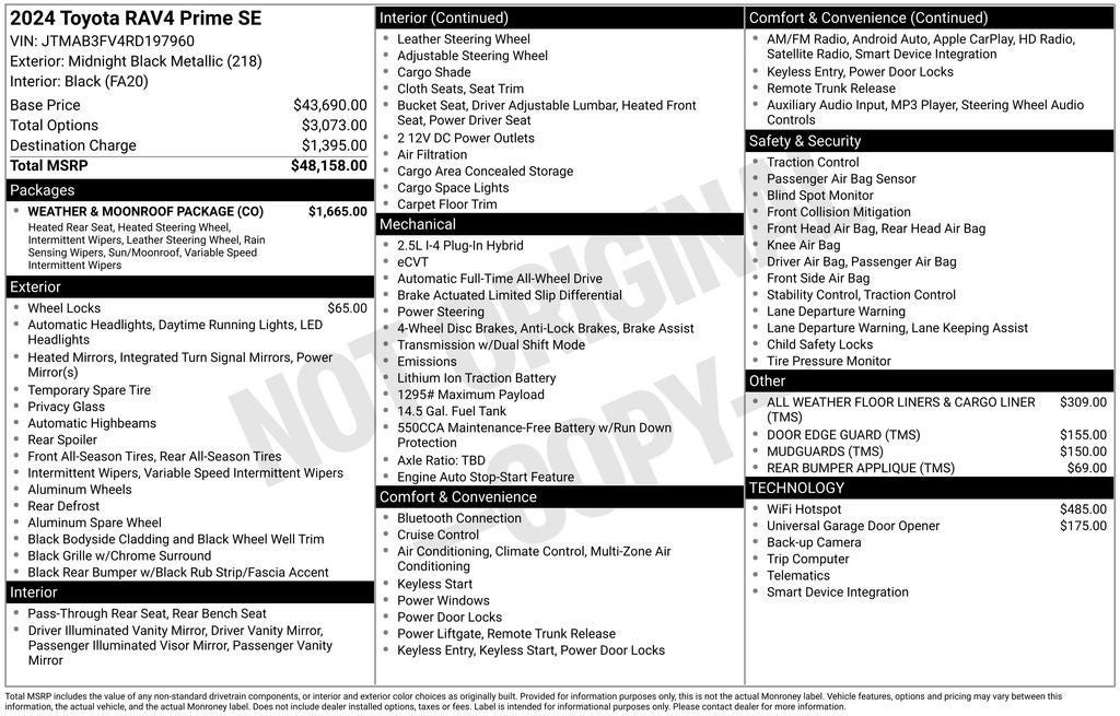 2024 Toyota RAV4 Prime SE