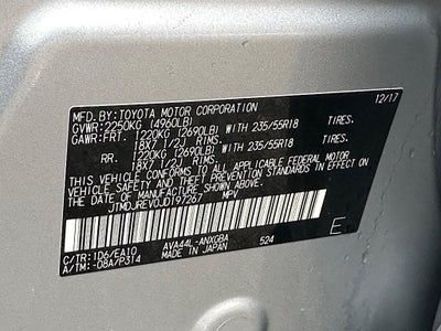 2018 Toyota RAV4 Hybrid Limited