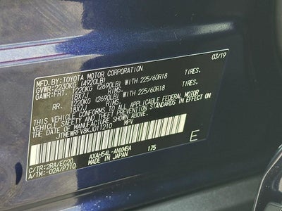 2019 Toyota RAV4 Hybrid XSE