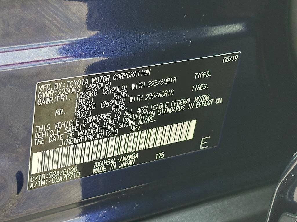 2019 Toyota RAV4 Hybrid XSE