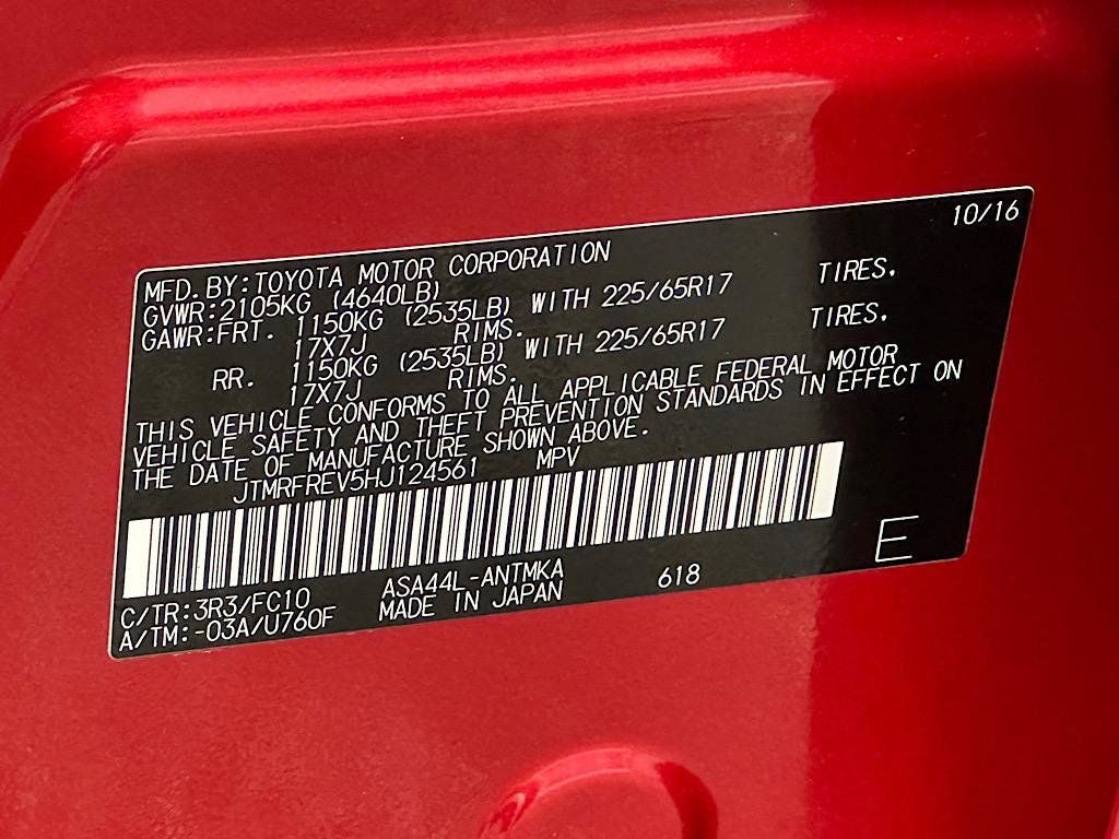 2017 Toyota RAV4 XLE