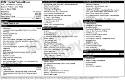 2022 Hyundai Tucson N Line