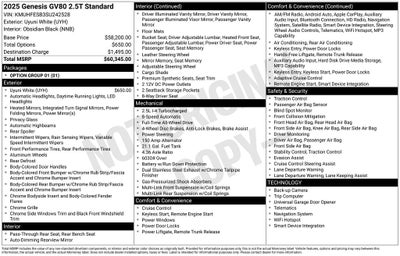 2025 Genesis GV80 2.5T