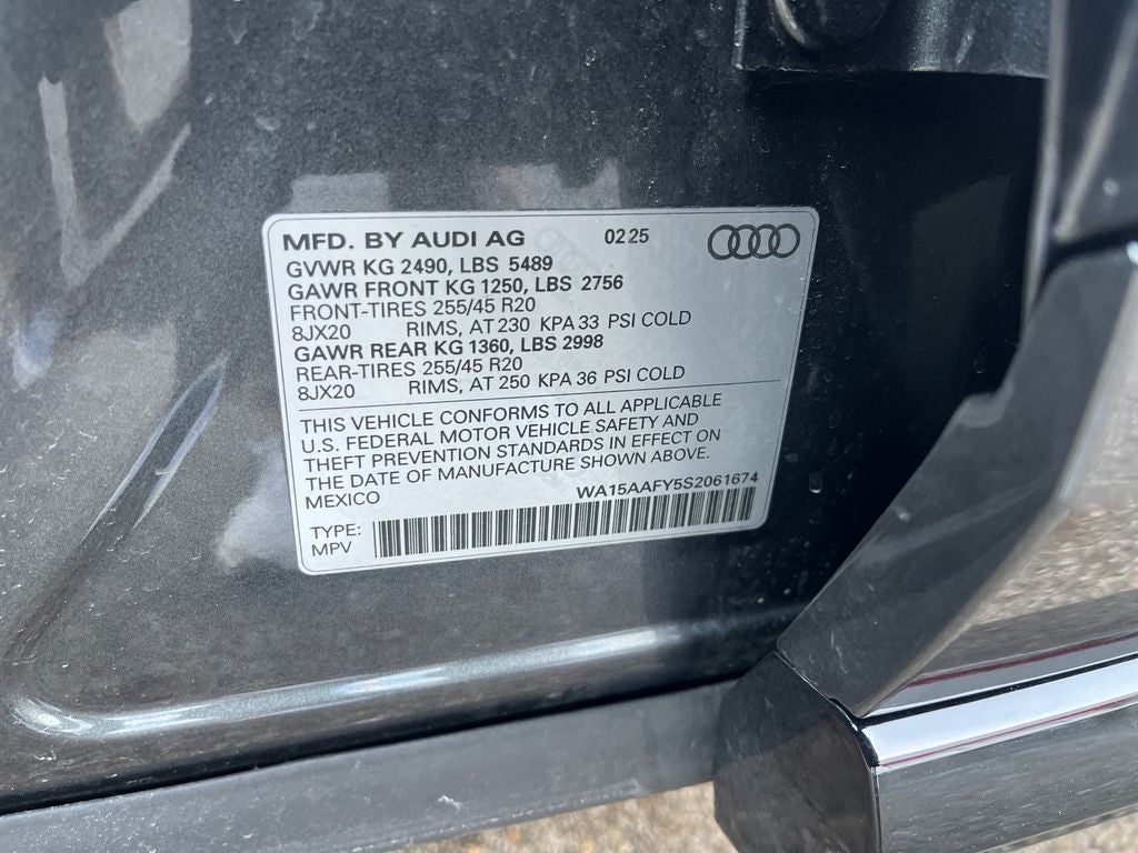 2025 Audi Q5 Sportback 45 S line Premium quattro