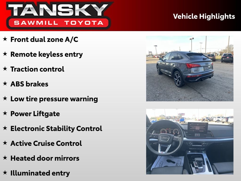 2025 Audi Q5 Sportback 45 S line Premium quattro