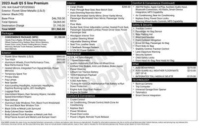 2023 Audi Q5 45 S line Premium quattro