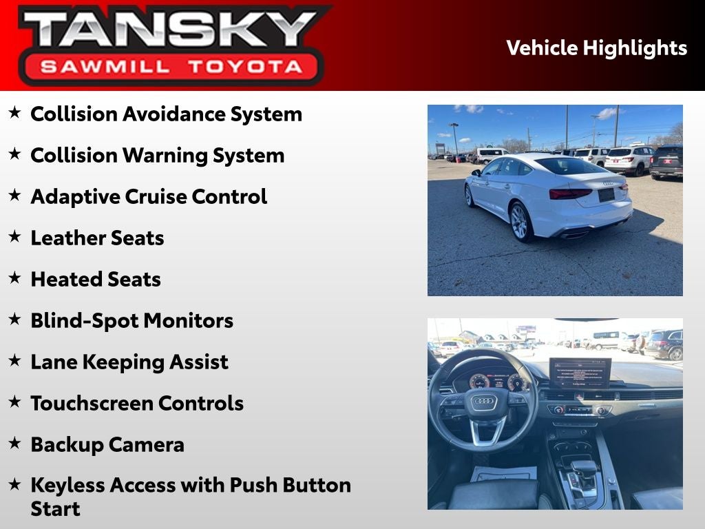 2024 Audi A5 Sportback 45 S line Premium quattro