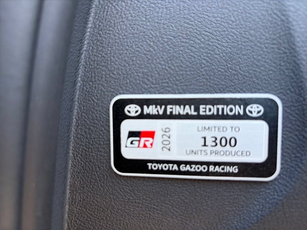 2026 Toyota GR Supra MkV Final Edition
