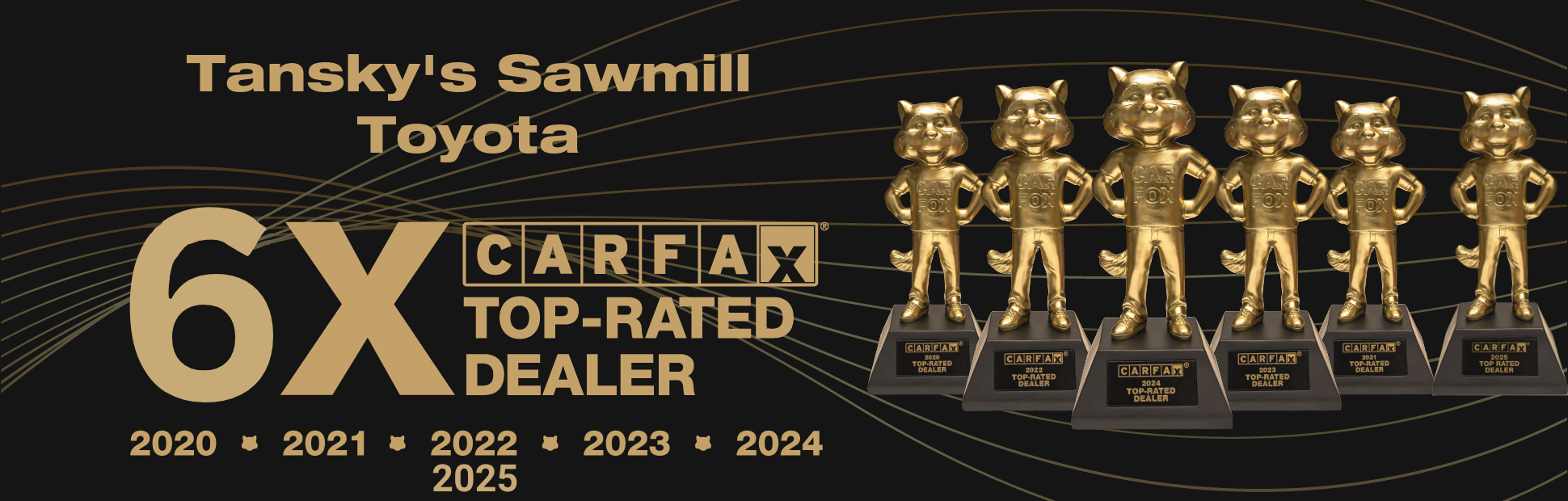 Carfax top rated dealer six years in a row